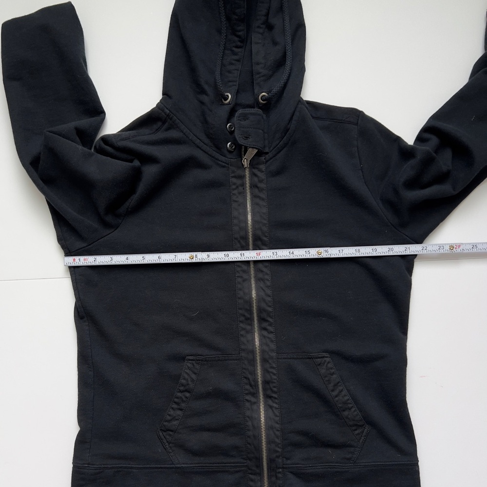Ralph Lauren Black Zip-Up Hooded Jacket - Picture 4 of 5